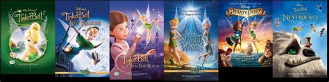 Six Full-Lenght Tinkerbell Movies 2008-2015 by ESPIOARTWORK-102 on DeviantArt