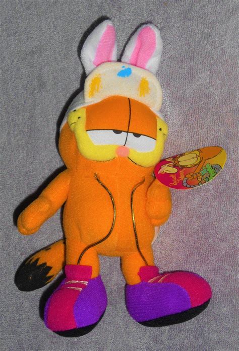 Garfield+the+Cat+8+Inch+Easter+Plush+Stuffed+Animal+Toy+Paws+Holiday+Russell+Stover+Candies ...