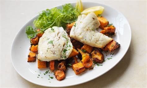 Cod with roasted winter veggies | Diabetes UK