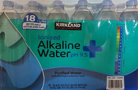 KIRKLAND SIGNATURE Alkaline Water, 33.8 Fl Oz in Macao at MOP 539, Rating: 5