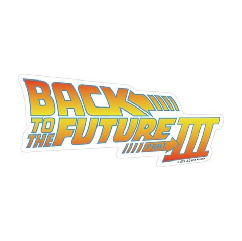 Back To The Future Part III Logo Sticker | HLJ.com