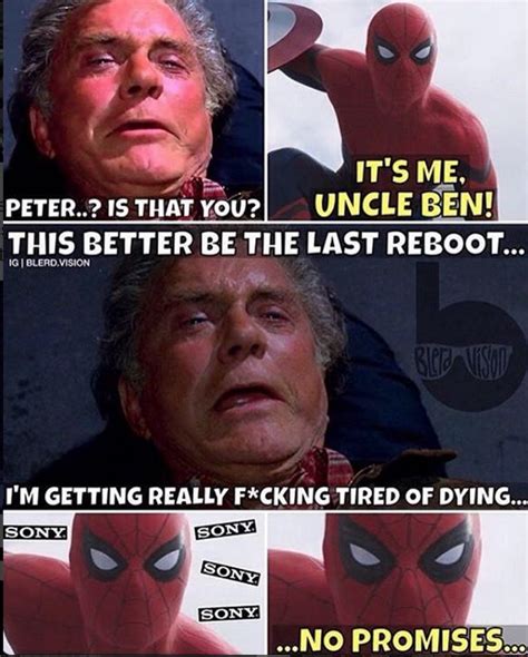 Spiderman Meme Uncle Ben