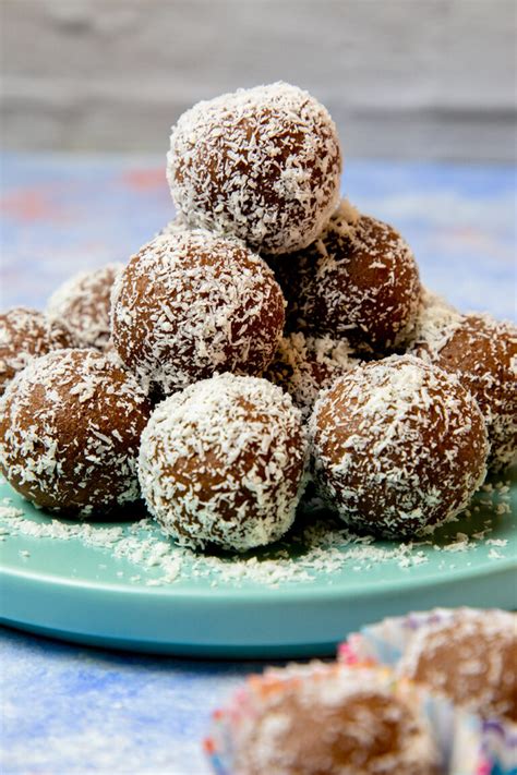 Chocolate Coconut Balls Recipe - Science & Crumbs