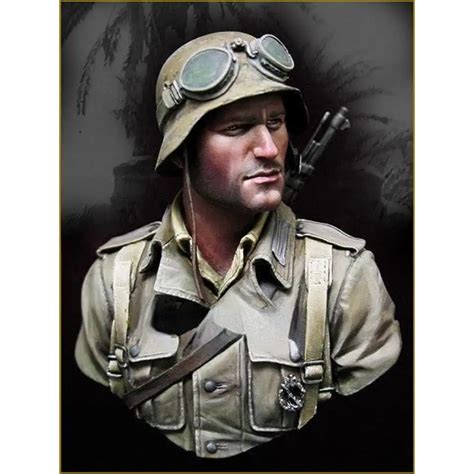 1/10 BUST Resin Model Kit German Soldiers Infantryman WW2 Unpainted – Model-Fan-Store