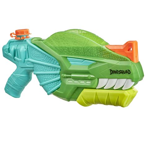 Buy SUPERSOAKER Nerf DinoSquad Dino-Soak Water Blaster – Pump-Action Soakage for Outdoor Summer ...