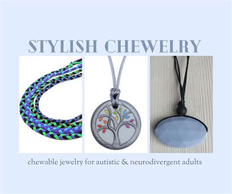 Chewelry Stylish Sensory Chew Jewelry for Autism & ADHD