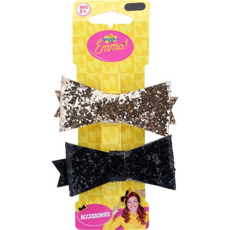 The Wiggles Emma Glitter Bow 2 pack - Multi | BIG W