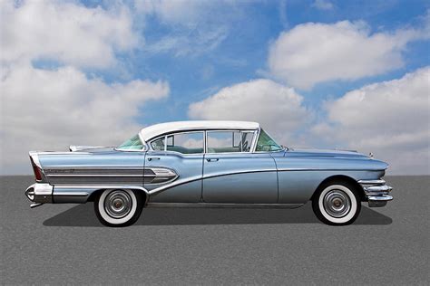 1958 Buick Roadmaster 75 Photograph by Gill Billington