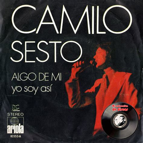 Melopopmusic: Camilo Sesto - Algo De Mi [Single Ariola] (1972)