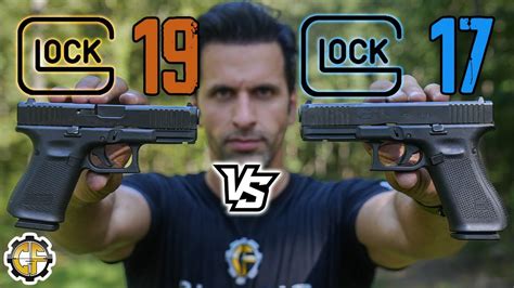 Glock 17 Vs Glock 19 - YouTube