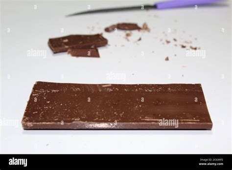 Dark chocolate bar Stock Photo - Alamy