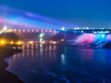 Niagara Falls Night Wallpaper