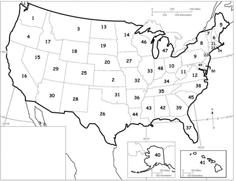 Us Northeast Region Blank Map State Capitals New Label Northeastern - Printable States And ...