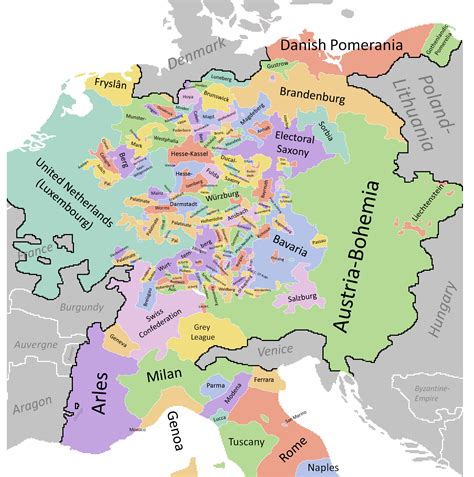 Image - HRE Map (The Kalmar Union).png | Alternative History | FANDOM ...