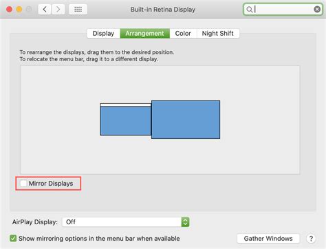 How to manage settings for external displays on Mac