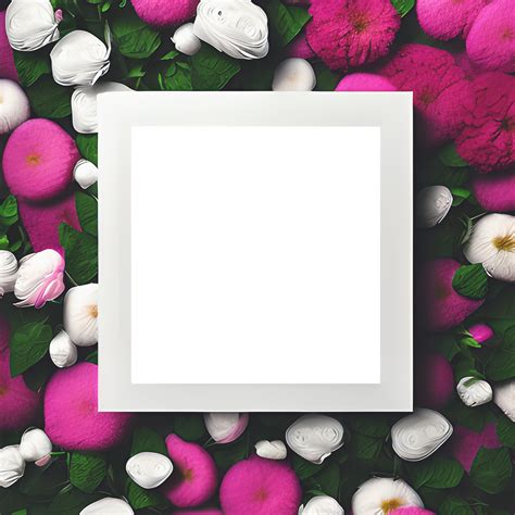 Download Mockup, Frame, Flowers. Royalty-Free Stock Illustration Image ...