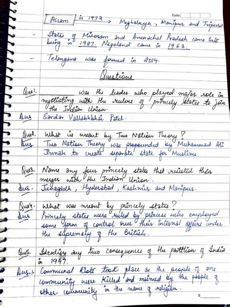 Challenges of Nation Building(Questions) | PDF