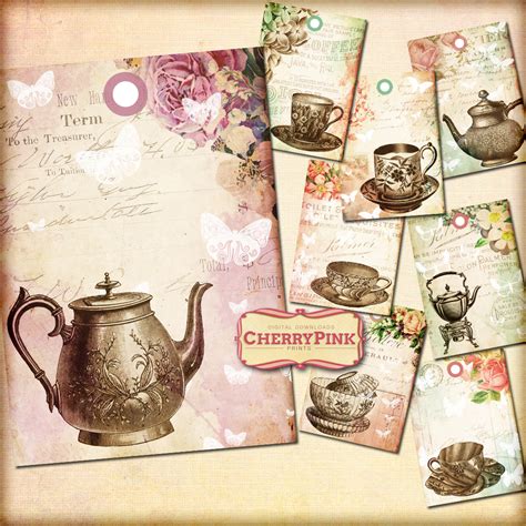 VINTAGE TEA TAGS printable tags by miabumbag on DeviantArt