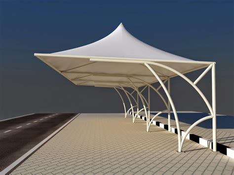 Fabric shade structures - Parking shades,Tensile shades,Swimming pool ...