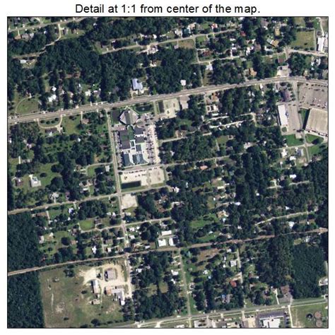 Aerial Photography Map of Starke, FL Florida