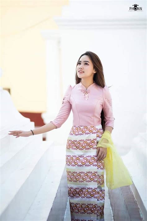 | 1000 | Myanmar dress design, Traditional dresses designs, Myanmar clothes