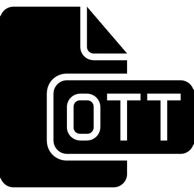 Ott file black interface symbol ⋆ Free Vectors, Logos, Icons and Photos Downloads