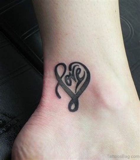 54 Adorable Heart Tattoo On Ankle - Tattoo Designs – TattoosBag.com