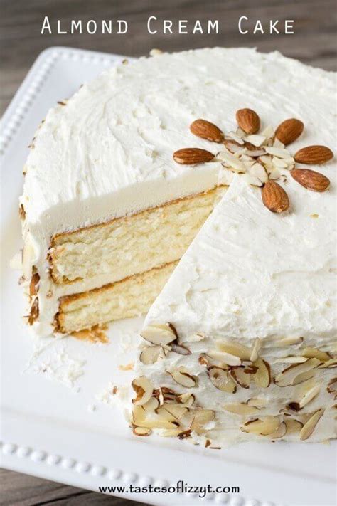 Almond Cream Cake {Velvety From-Scratch Cake w/ Whipped Frosting}