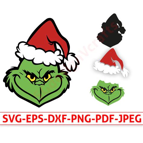 Grinch Face Svg Png Cricut Christmas Grinch Grinch Face Svg | Sexiz Pix