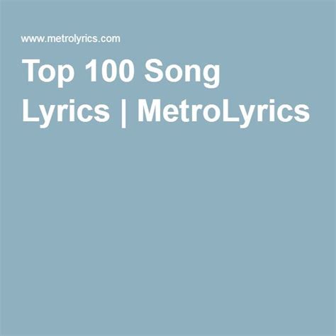 Top 100 Song Lyrics | Top 100 songs, 100 songs, Songs