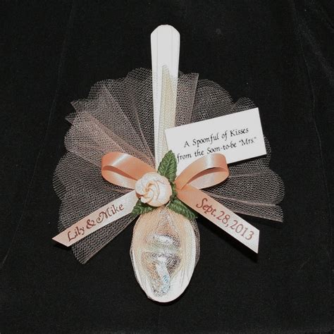 Personalized Favors Spoonful of Kisses for