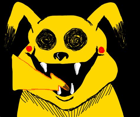 Original Pikachu design - Drawception