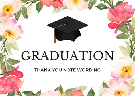 Graduation Thank You Notes | Wording for Thank You Cards