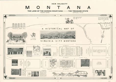 A Historical Map of Virginia City Montana – Curtis Wright Maps