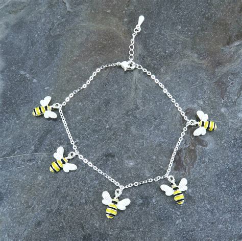 Bee Charm Bracelet By ATLondonJewels