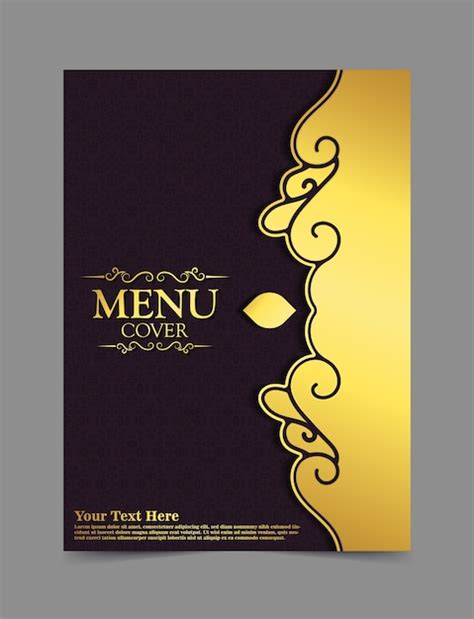 Restaurant Menu Design Cover