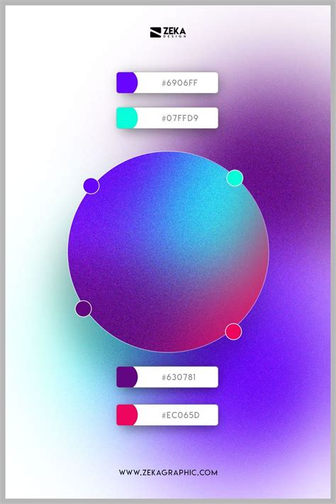 6 Color Gradient Inspiration For Graphic Design 2022 | Gradient color design, Website color ...