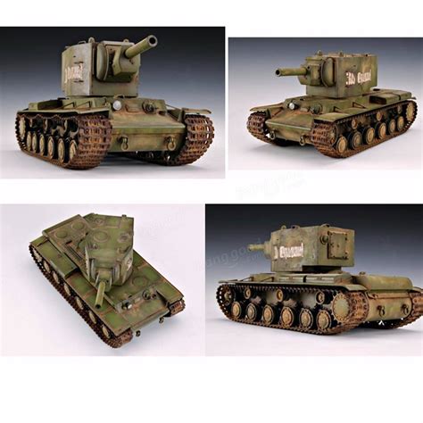 Trumpeter 1/35 Soviet KV-2 Heavy Tank DIY Model Kit 233PCS Collection ...