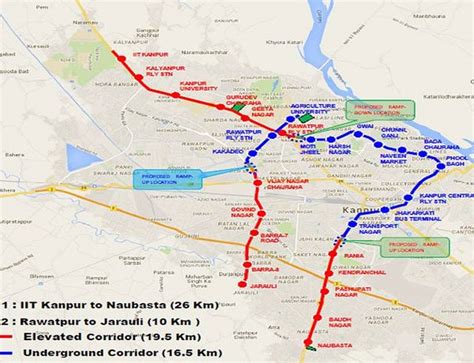 UP Cabinet Approves 32.385 km Kanpur Metro - The Metro Rail Guy