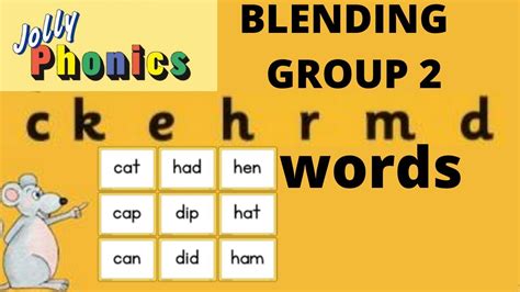 Jolly Phonics Blending Sounds