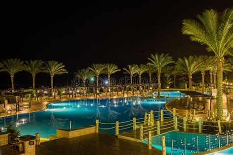 Night View of the Hotel Jaz Belvedere Resort Editorial Stock Photo ...