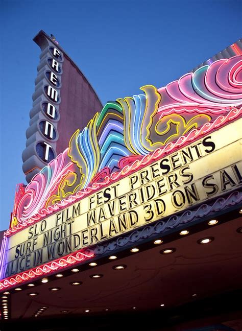 The Fremont movie theater is a landmark in San Luis Obispo | Fremont, San luis obispo california ...