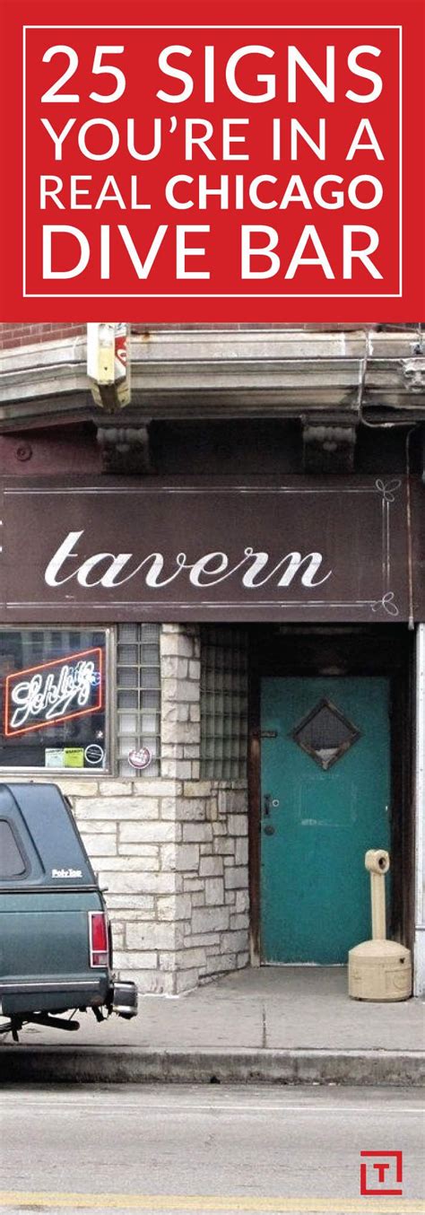 25 Signs You're in a Real Chicago Dive Bar | Dive bar, Chicago, Diving