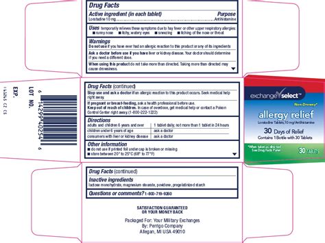 oval white l612 Images - exchange select allergy relief - loratadine ...