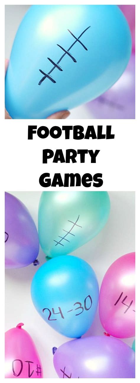 Football Party Games | Football birthday party, Football party games ...