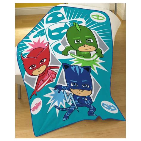 PJ Masks Turquoise Fleece Blanket (11530) - Character Brands