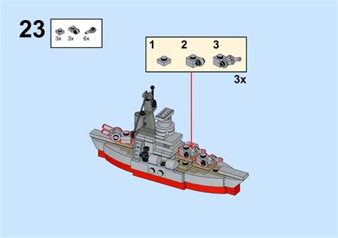 Battleship Instructions by Aaron Newman - The Brothers Brick | The Brothers Brick