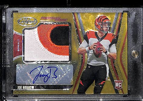 Lot Detail - 2020 Panini Certified Joe Burrow Autograph Jersey Patch ...