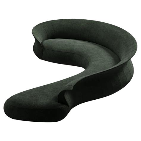 Contemporary Italian Curved Sofa For Sale at 1stDibs | contemporary curved sofa, contemporary ...