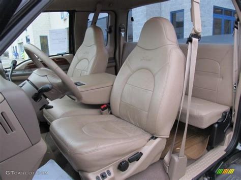 Medium Parchment Interior 2000 Ford F250 Super Duty Lariat Extended Cab 4x4 Photo #41339692 ...